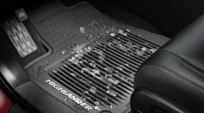 Toyota Highlander 2014 - 2019 All Weather Floor Liners Genuine OEM Set of 3