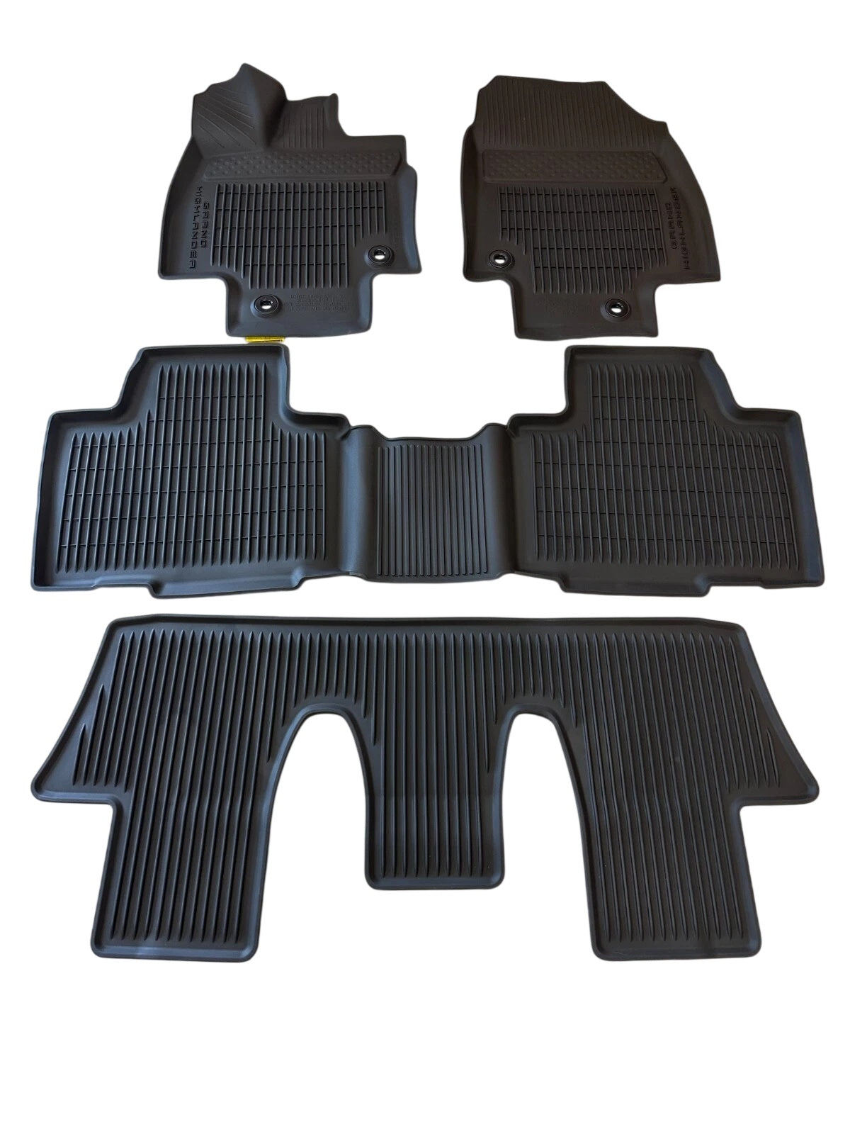 OEM 2024-2025 GRAND HIGHLANDER 8 PASSENGER ALL WEATHER FLOOR LINER MATS GENUINE