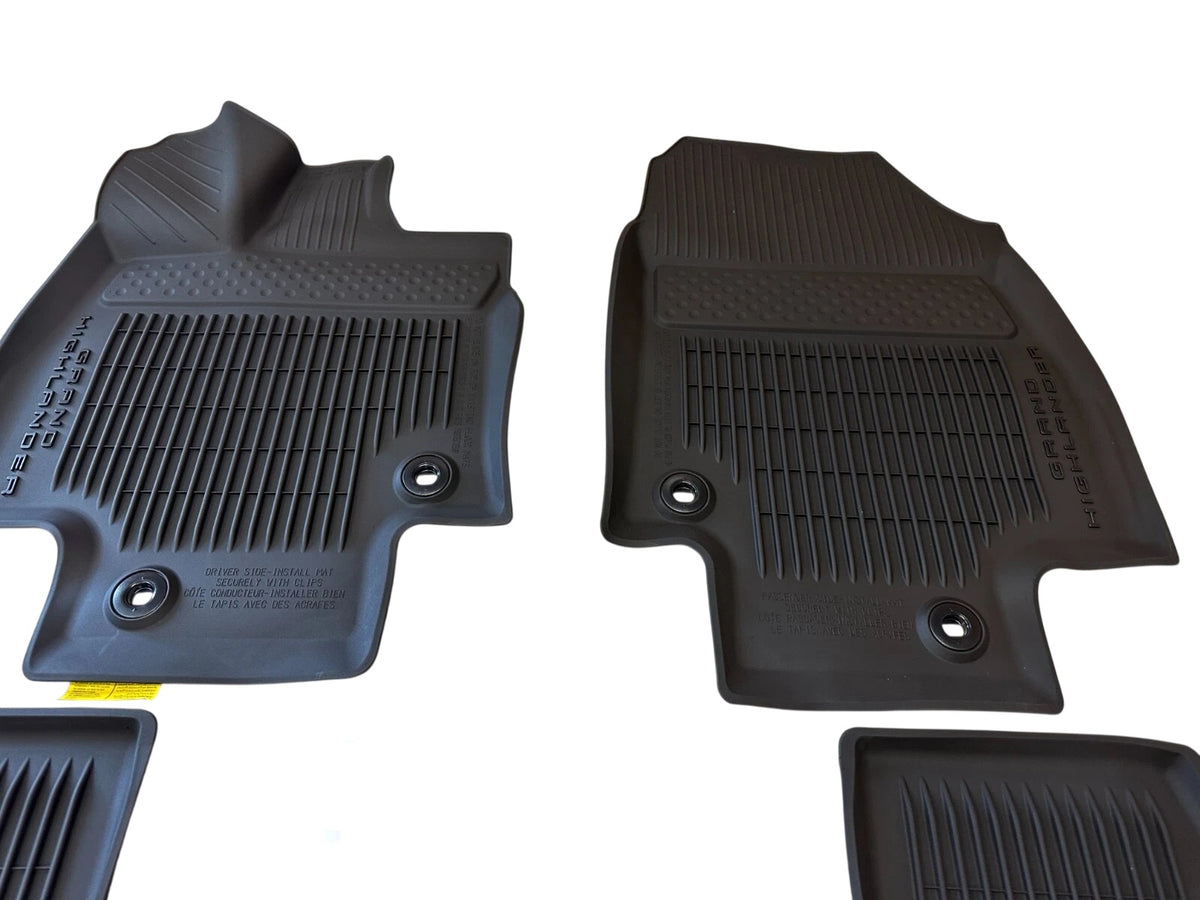 OEM 2024-2025 GRAND HIGHLANDER 8 PASSENGER ALL WEATHER FLOOR LINER MATS GENUINE