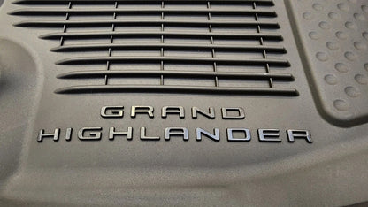 TOYOTA GRAND HIGHLANDER 2024-2026 7-PASSANGER ALL WEATHER FLOOR MATS