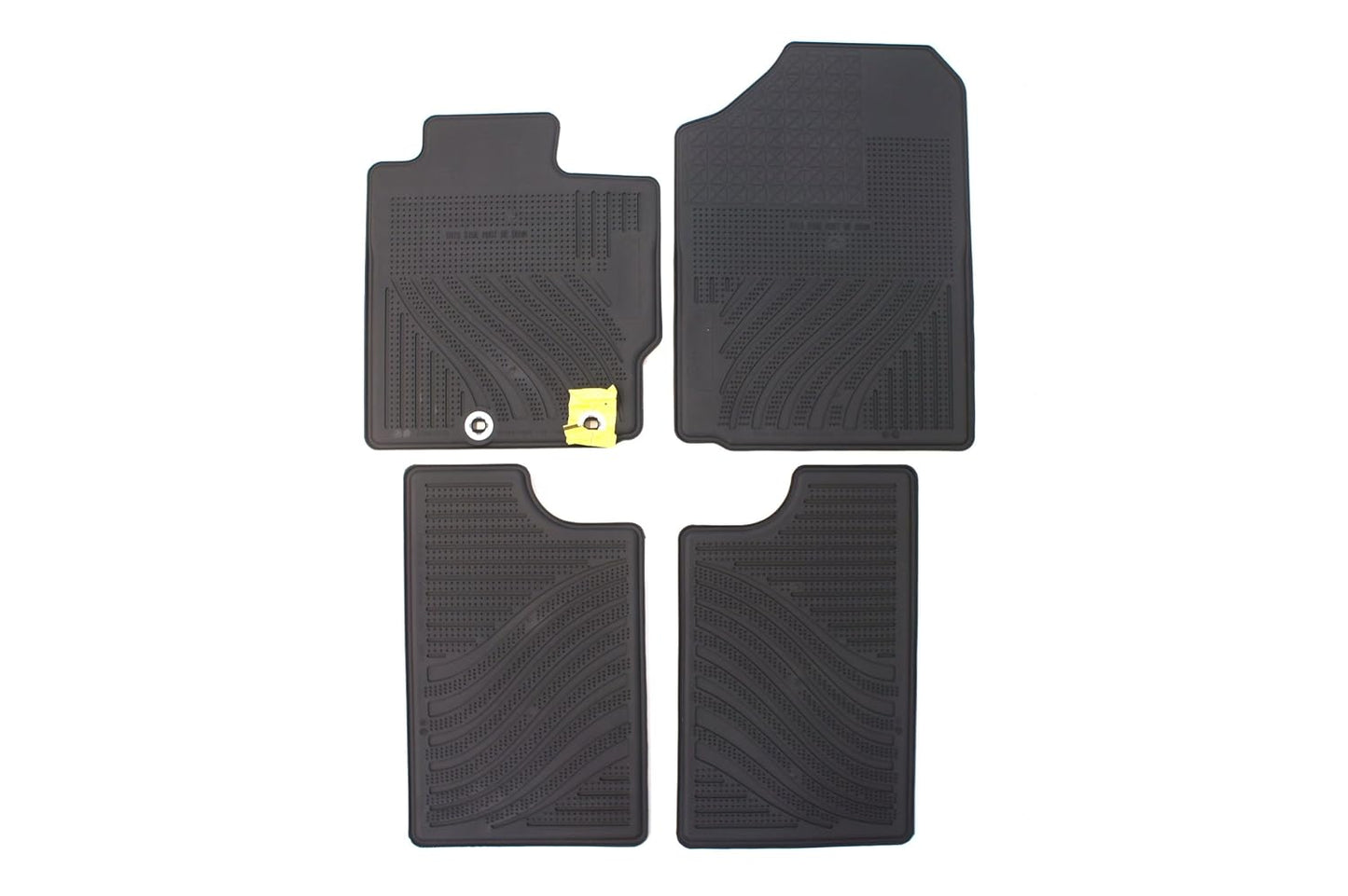 RUBBER FLOOR MATS OEM YARIS HATCHBACK  & SEDAN 2012-14 ALL WEATHER  ( SET OF 4)