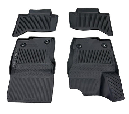 2024-2025 LAND CRUISER ALL WEATHER RUBBER FLOOR LINERS GENUINE PT908-60240-20