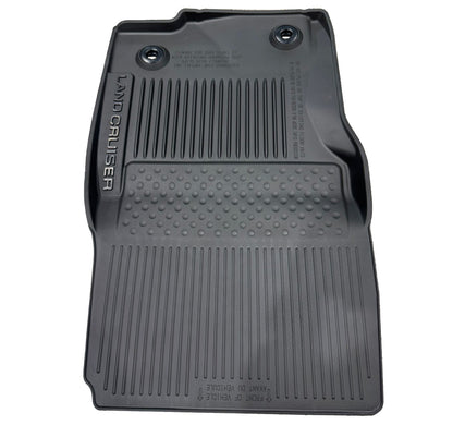 2024-2025 LAND CRUISER ALL WEATHER RUBBER FLOOR LINERS GENUINE PT908-60240-20