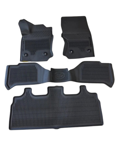 2025-2026 4RUNNER NON HYBRID W/3RD ROW ALL WEATHER FLOOR LINER MATS OEM TOYOTA