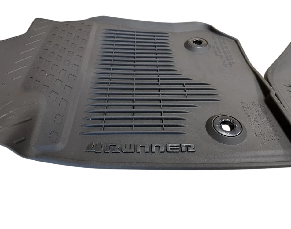 2025-2026 4RUNNER NON HYBRID W/3RD ROW ALL WEATHER FLOOR LINER MATS OEM TOYOTA
