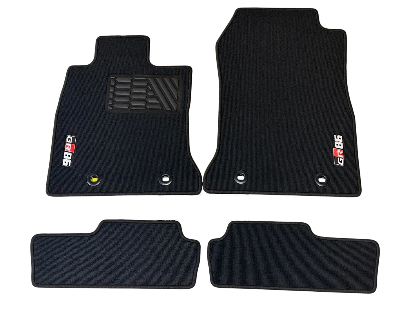2022-2025 GR 86 Carpet FLOOR Mats BLACK PT919-18221-20 GENUINE TOYOTA ACCESSORY