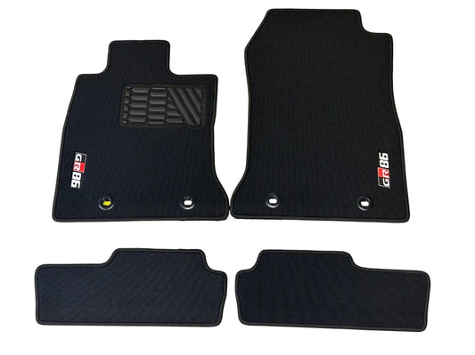2022-2025 GR 86 Carpet FLOOR Mats BLACK PT919-18221-20 GENUINE TOYOTA ACCESSORY