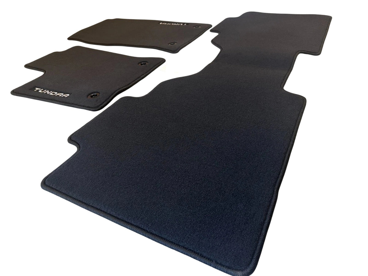 OEM 2022-2025 TUNDRA CREWMAX OEM BLACK CARPET FLOOR MATS PT919-34220-20 GENUINE