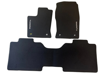OEM 2022-2025 TUNDRA CREWMAX OEM BLACK CARPET FLOOR MATS PT919-34220-20 GENUINE