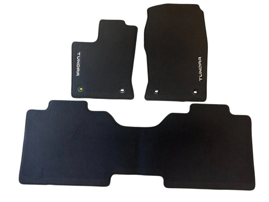 OEM 2022-2025 TUNDRA CREWMAX OEM BLACK CARPET FLOOR MATS PT919-34220-20 GENUINE