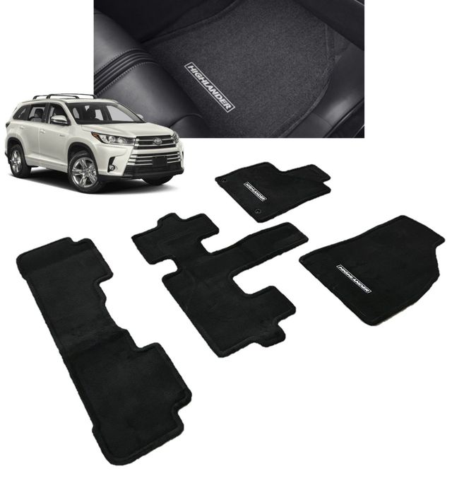 2014-2019 HIGHLANDER CARPET FLOOR MATS 7 PASSENGER PT926-48191-20 GENUINE TOYOTA