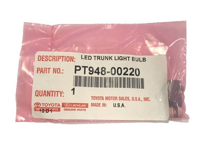 GENUINE TOYOTA 18-25 CAMRY 19-22 AVALON TRUNK ROOM LIGHT LED BULB PT948-00220