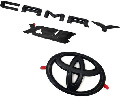 2018-2024 TOYOTA CAMRY XSE BLACKOUT EMBLEM OVERLAY KIT GENUINE PT948-03190-02