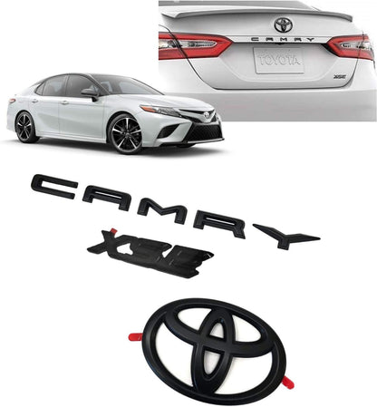2018-2024 TOYOTA CAMRY XSE BLACKOUT EMBLEM OVERLAY KIT GENUINE PT948-03190-02