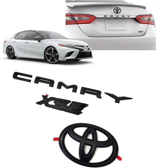 2018-2024 TOYOTA CAMRY XSE BLACKOUT EMBLEM OVERLAY KIT GENUINE PT948-03190-02