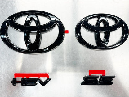 2025-2026 CAMRY SE HEV BLACKOUT EMBLEM OVERLAY KIT GENUINE TOYOTA ACCESSORY