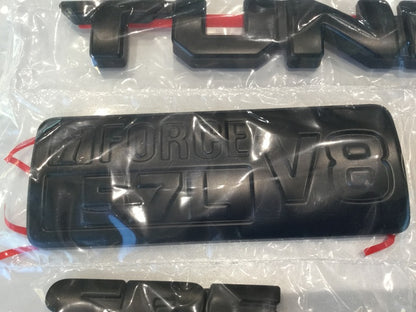 2007-2021 TOYOTA TUNDRA BLACKOUT EMBLEMS OVERLAY KIT GENUINE OEM PT948-34181-02