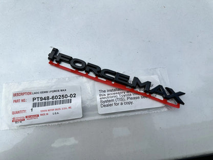 OEM 2024-25 LAND CRUISER i-FORCE MAX BLACKOUT EMBLEM OVERLAY