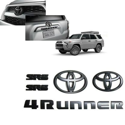 2010-2024 TOYOTA 4RUNNER SR5 BLACKOUT EMBLEM OVERLAY KIT GEN OEM PT948-89180-02