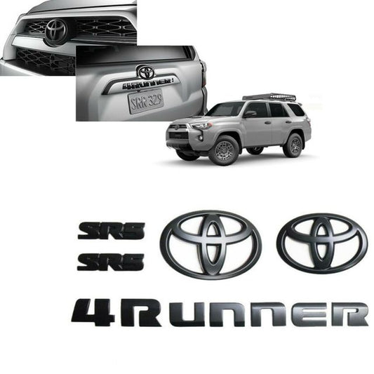 2010-2024 TOYOTA 4RUNNER SR5 BLACKOUT EMBLEM OVERLAY KIT GEN OEM PT948-89180-02