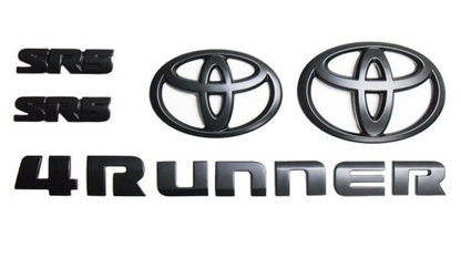 2010-2024 TOYOTA 4RUNNER SR5 BLACKOUT EMBLEM OVERLAY KIT GEN OEM PT948-89180-02