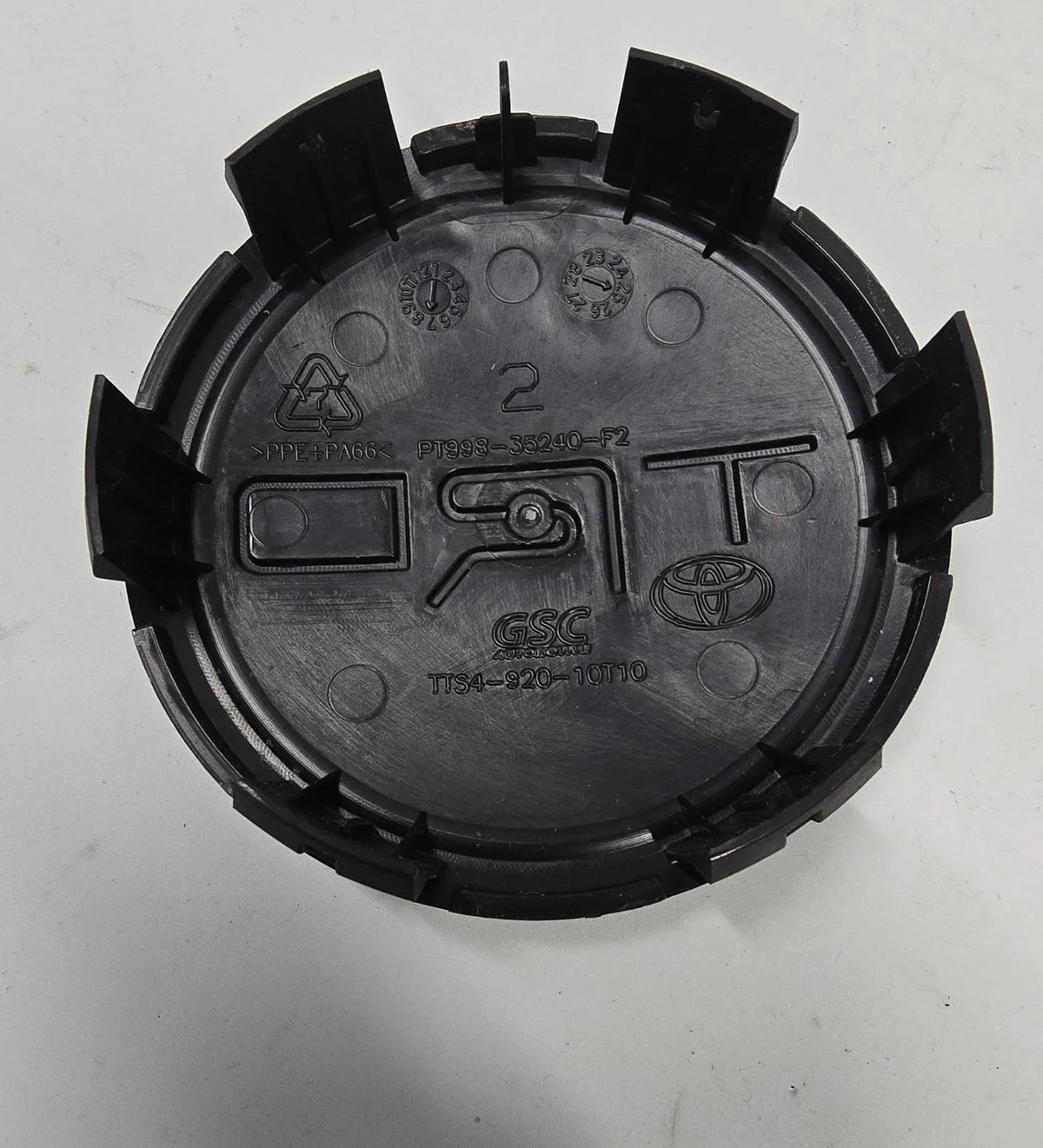 2024-2026 Toyota 4Runner Tacoma TRD OEM Black Center Cap PT998-35240-F2