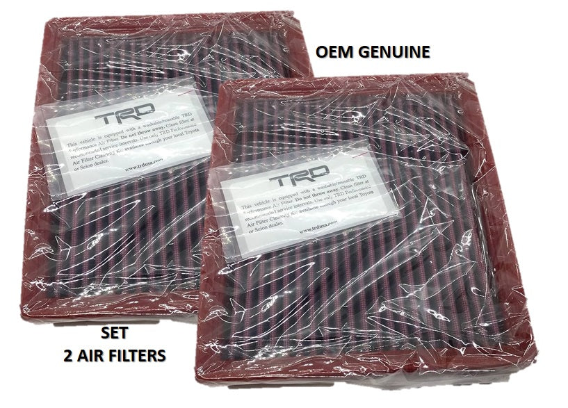 Toyota 3.4L 3445cc V6 Tundra 22-24 Sequoia 23-24 TRD PERFORMANCE AIR FILTER SET