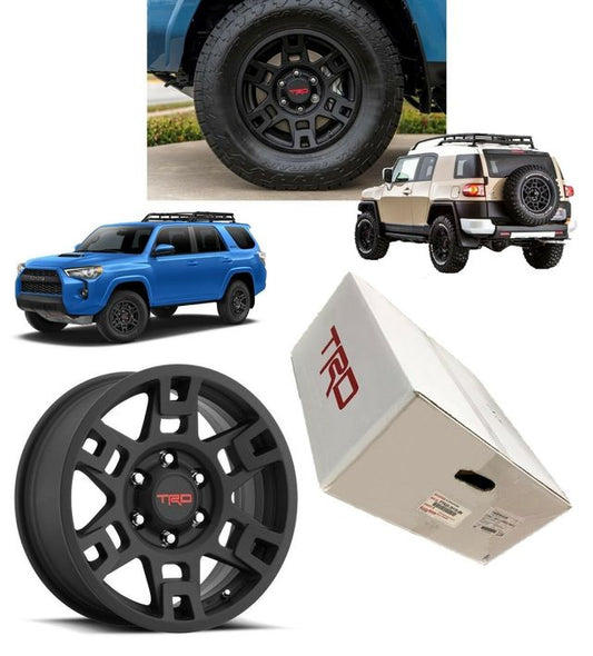 Toyota 4Runner Tacoma FJ Cruiser 17 inch TRD Black Wheels (single)