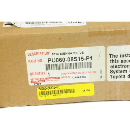 2015-2020 SIENNA SE MUD GUARDS, SET OF 4, PU060-08S15-P1 GENUINE TOYOTA