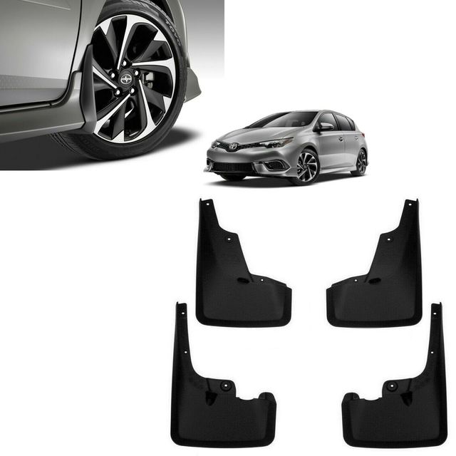 GENUINE TOYOTA COROLLA iM 2017 MUDGUARDS MUDGUARD MUD SPLASH GUARD SET OEM