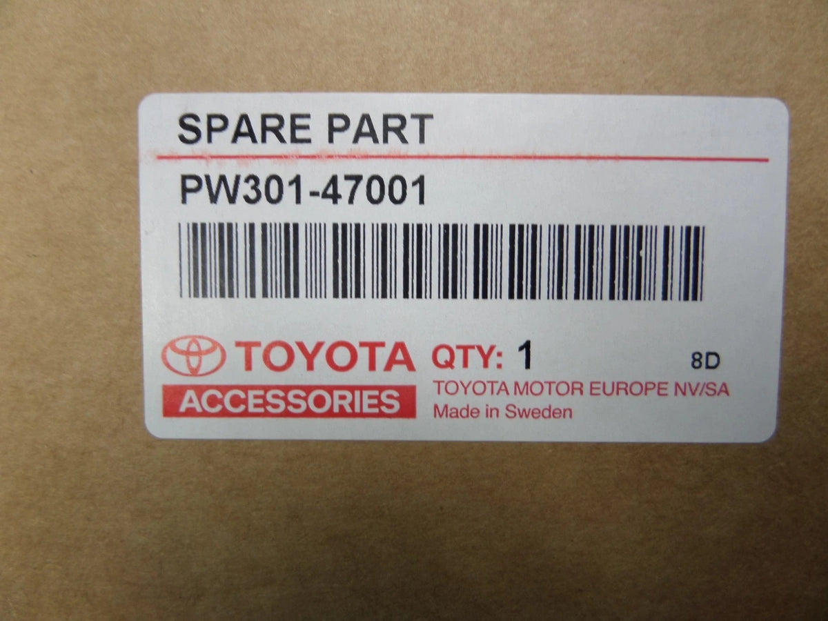 16-22 PRIUS ROOF RACK CROSS BAR END COVERS W/KEY GENUINE TOYOTA PW301-47001