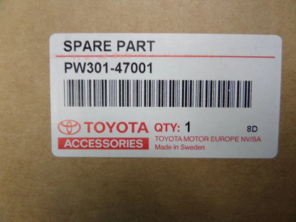 16-22 PRIUS ROOF RACK CROSS BAR END COVERS W/KEY GENUINE TOYOTA PW301-47001