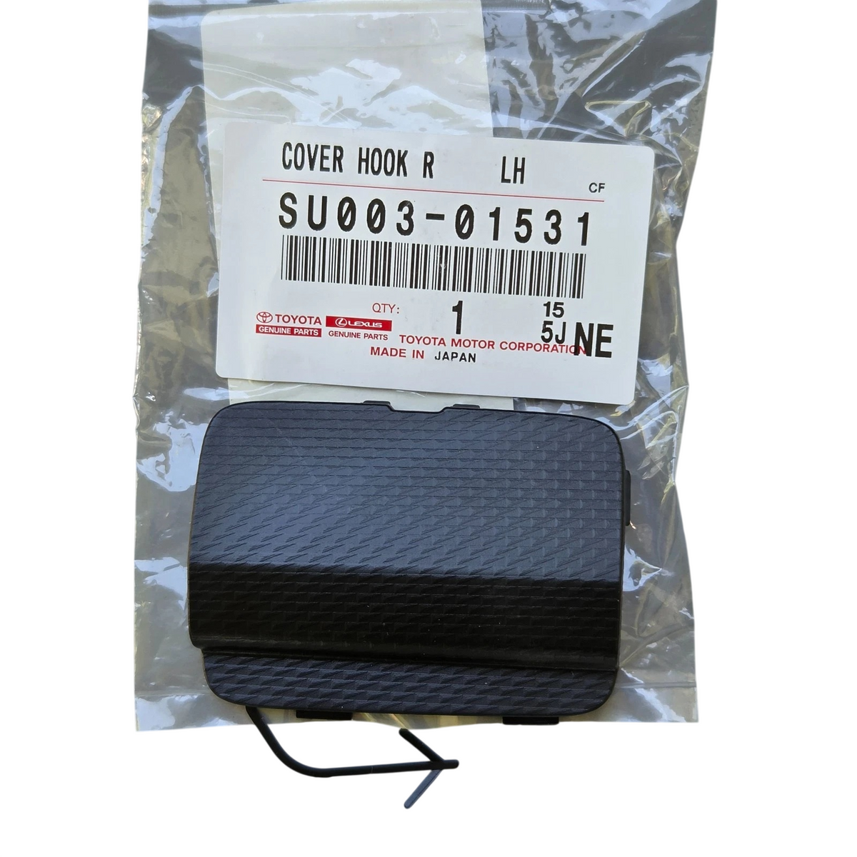 GENUINE TOYOTA SCION 13-16 FR-S 86 LEFT REAR BUMPER TOW EYE CAP SU003-01531