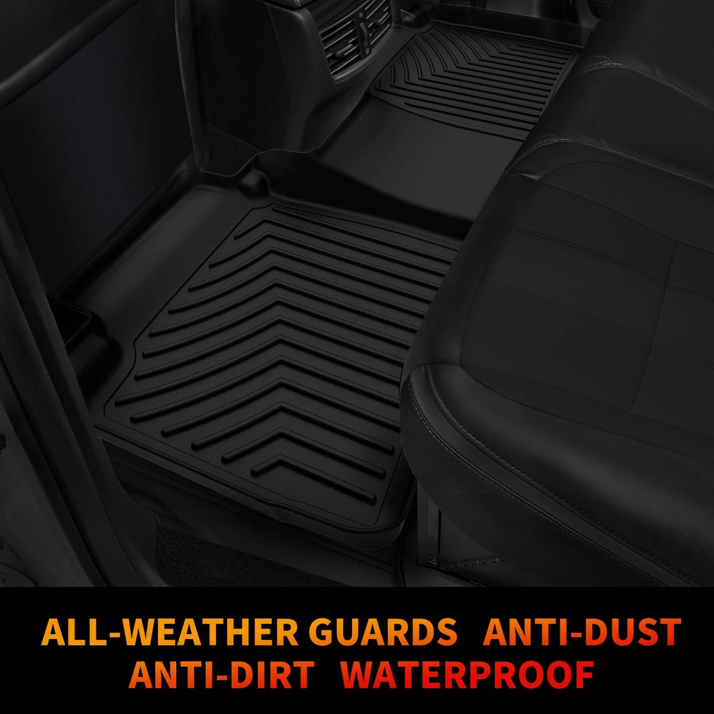 Generic Floor Mat Liner for 2007-2011 Toyota Camry 3D Molded TPE Rubber All Weather