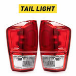 HALOGEN TAIL LIGHT LAMP LEFT & RIGHT FOR 16-23 TOYOTA TACOMA SR/SR5 REPLACEMENT