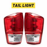 HALOGEN TAIL LIGHT LAMP LEFT & RIGHT FOR 16-23 TOYOTA TACOMA SR/SR5 REPLACEMENT