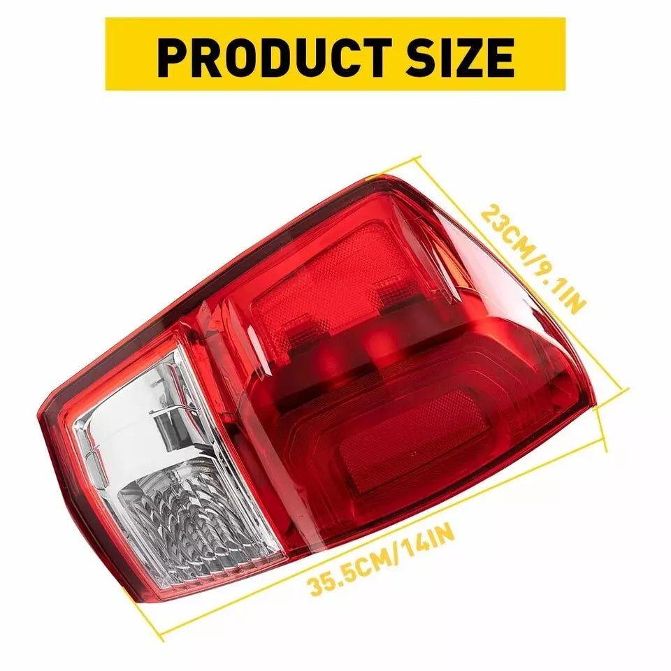 HALOGEN TAIL LIGHT LAMP LEFT & RIGHT FOR 16-23 TOYOTA TACOMA SR/SR5 REPLACEMENT