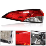Outer Left Driver Side Tail Light Brake Stop Lamp For 2020 -2023 Toyota Corolla