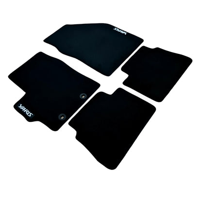 For Toyota Yaris Carpet Car Floor Mats 2020-2025 generic Quality Velour Auto Rugs