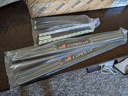 Genuine Toyota 23-26 GR Corolla Hatchback Door Sill Guards PT413-12220