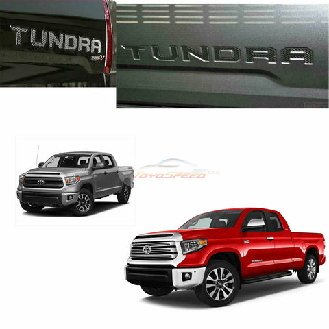Carbon Fiber Black Tailgate Logo Genuine OEM Fit For Toyota Tundra