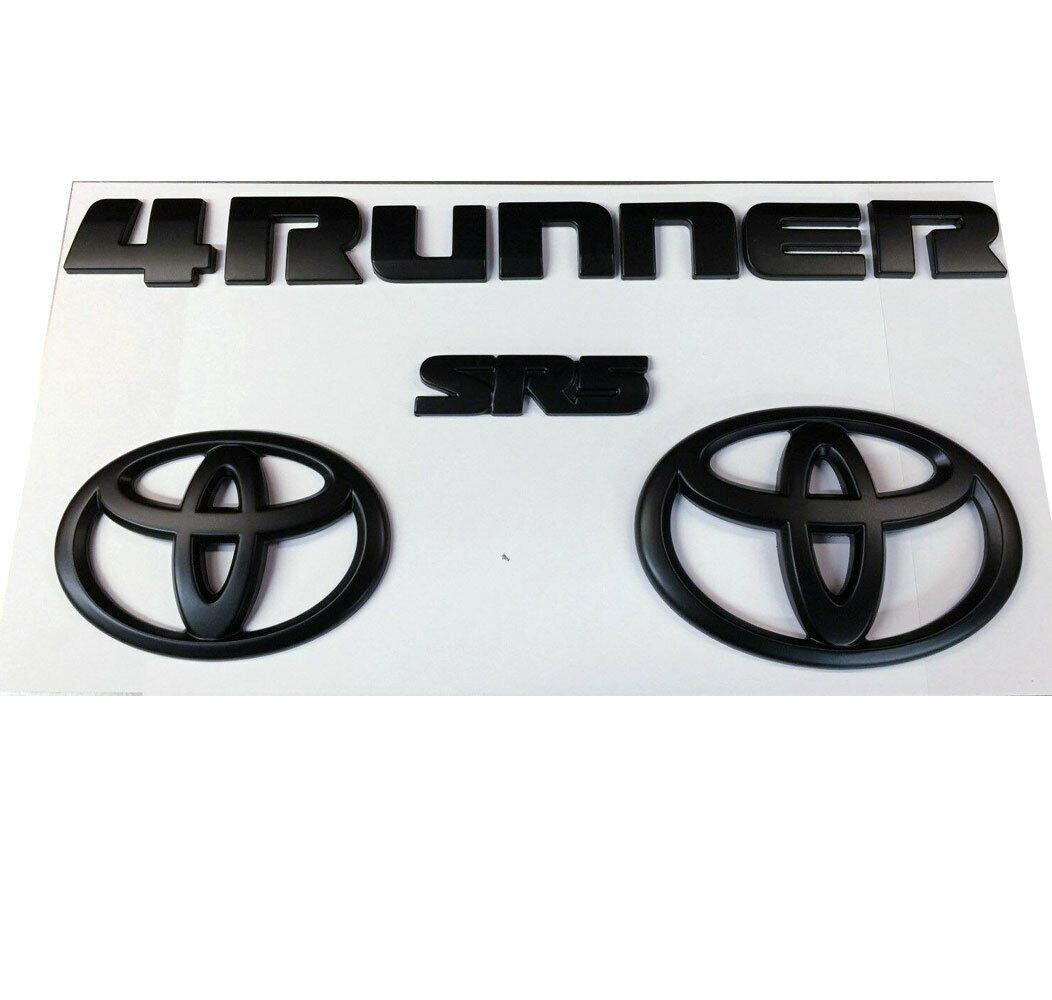 Emblem Black Out Overlay Kit OEM Fit For Toyota 4Runner