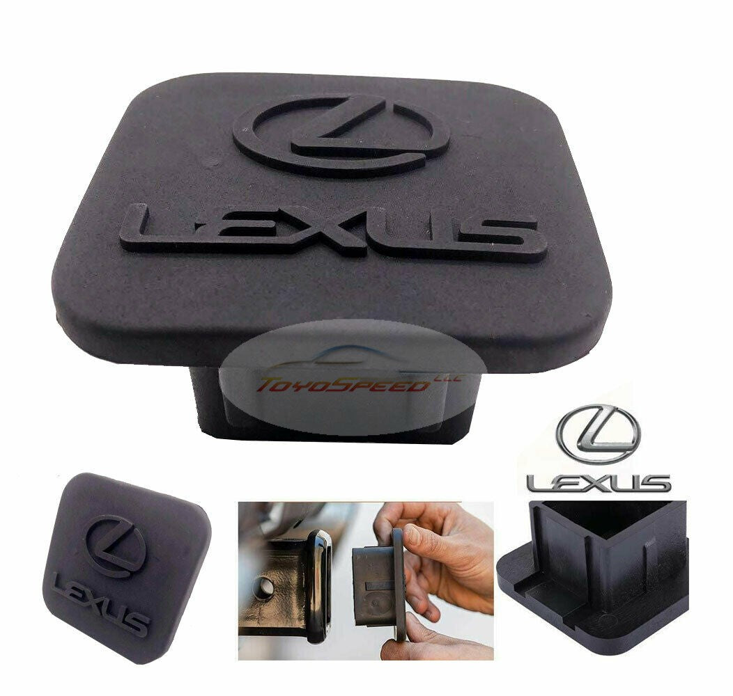 Trailer Clutch Cover Hitch Tube Plug Cap Rubber Receiver Fit For Lexus