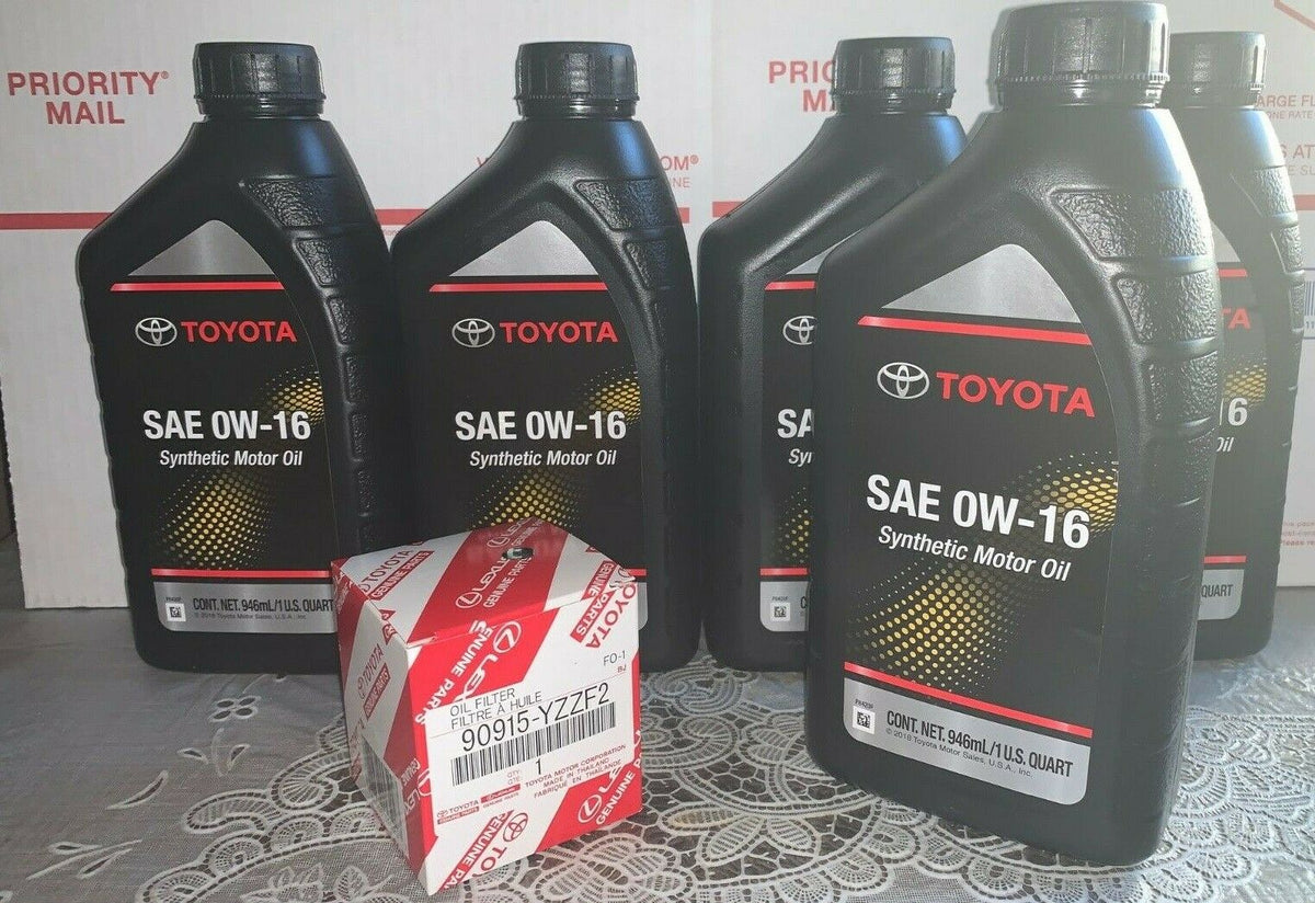 5 Quarts Synthetic Motor Oil With Oil Filter Fit Toyota Lexus ...