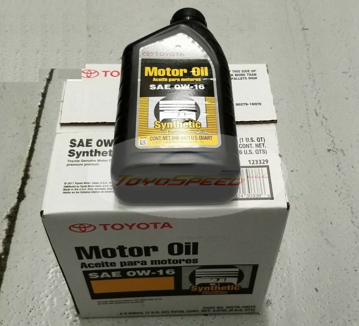 6 Quarts Synthetic Motor Oil SAE 0W-16 With Oil Filter Fit For Toyota Lexus