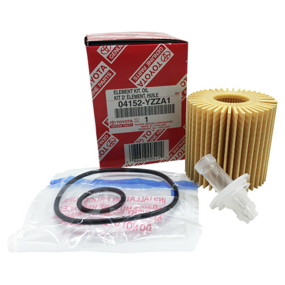 Oil SAE 0W-20 Synthetic Motor With Oil Filter Fit For 5 Pack Genuine Toyota