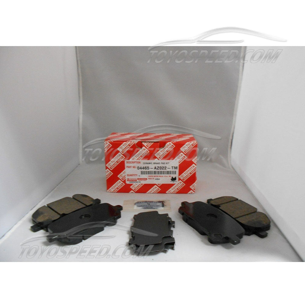 Pad Brake Toyota Matrix 2003-2008 Fwd Front and Rear Oem Brake Pads Set 04465-AZ022/04466-20090