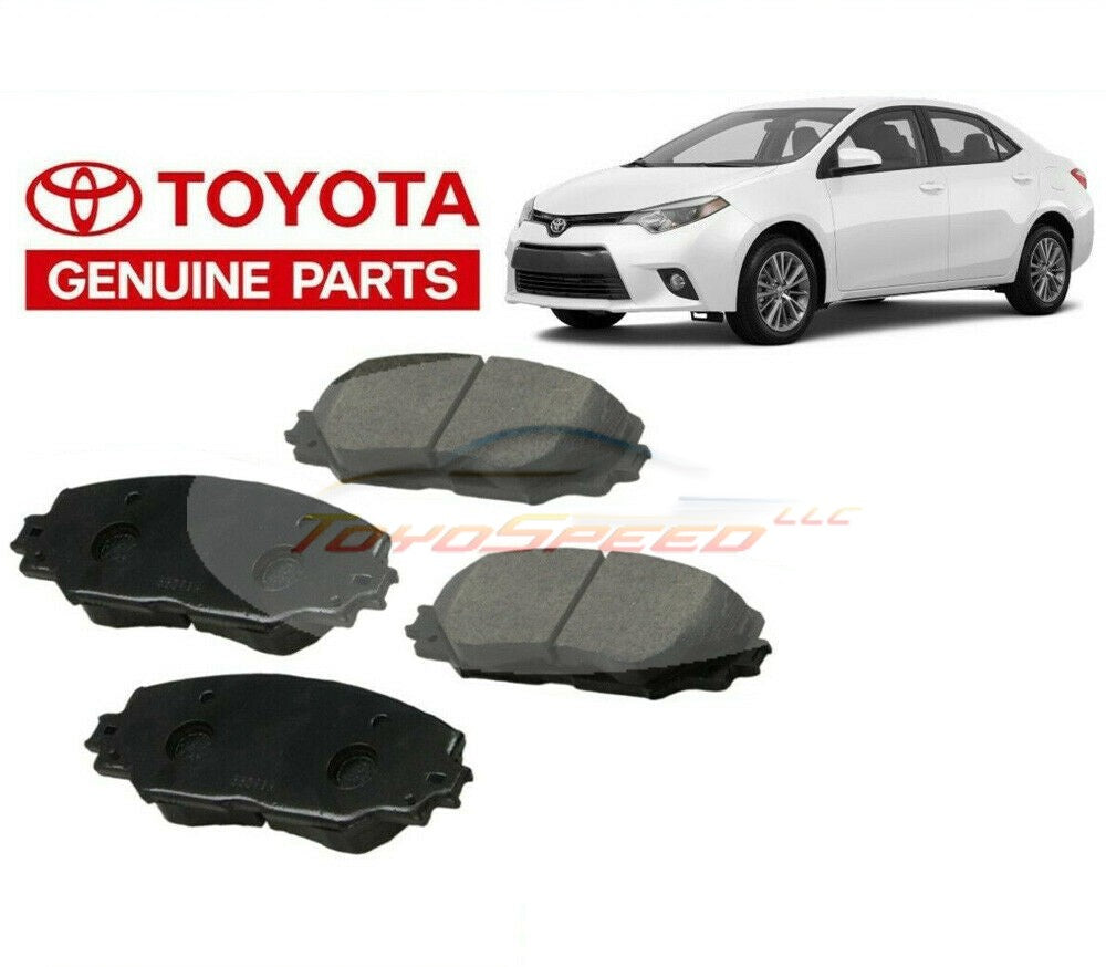 Front Brake Pads Set OEM Genuine Ceramica Fit For Toyota Corolla Rav4