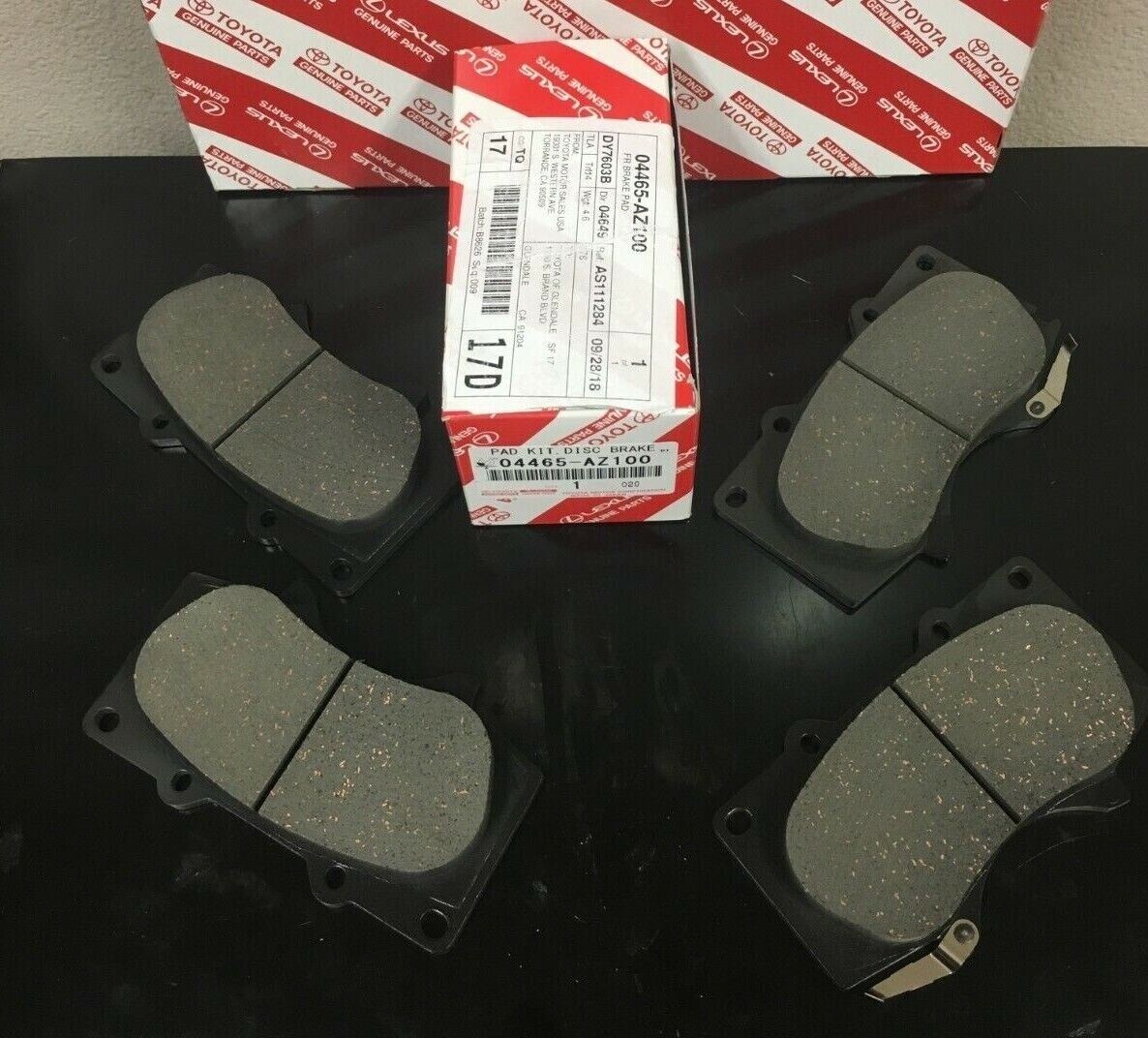 Front & Rear Brake Pads Set OEM Fit For Toyota 4Runner