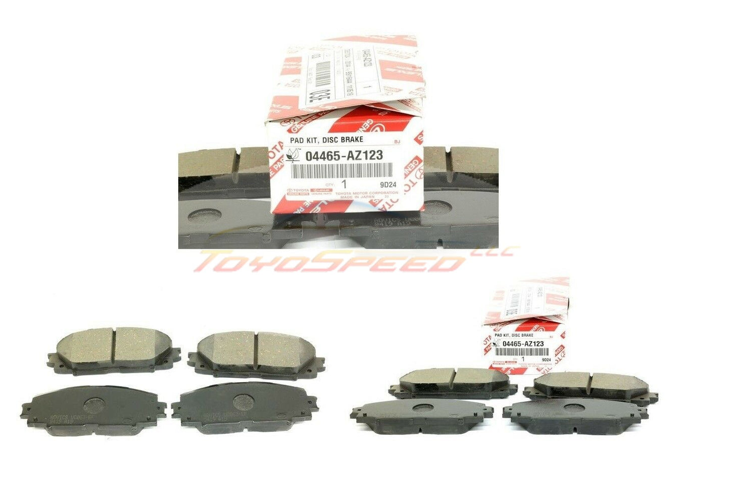 Front Brake Pads Ceramic Fit For Toyota Prius